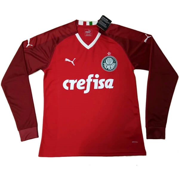 Camiseta Palmeiras 3ª ML Portero 2019-2020 Rojo